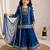 Kids Girls Top Palazzo with Dupatta Embroidery Work
