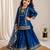 Kids Girls Top Palazzo with Dupatta Embroidery Work