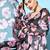 Floral printed organza kurta with dupatta