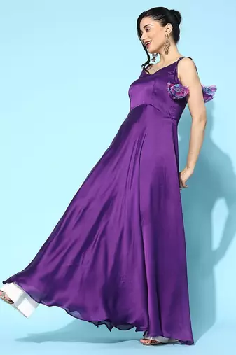 Satin kurta with dupatta