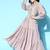 Women lavender georgette shimmer & sequin kurta