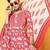 Women floral pure cotton print parade kurta set