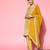 Women ethnic motifs poly georgette print parade kurta set
