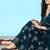 Women floral printed regular mirror work kurta with palazzos