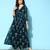 Women floral printed regular mirror work kurta with palazzos