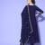 Women alia cut ethnic motifs embroidered sequinned kurta with trousers & dupatta