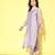 Women floral embroidered regular sequinned kurta with trousers & with dupatta