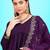 V-neck pleated sequinned a-line kurta with trousers & dupatta