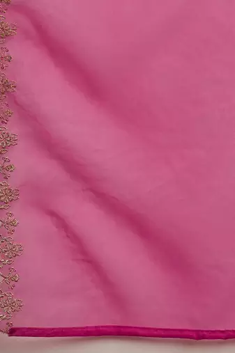 Women ethnic motifs embroidered empire gotta patti kurta with trousers & with dupatta