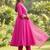 Women ethnic motifs embroidered empire gotta patti kurta with trousers & with dupatta