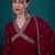 Women ethnic motifs embroidered anarkali kurta with trousers & dupatta