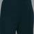 Women teal blue floral sequin embroidered pleated kurta with trousers