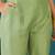 Floral printed v-neck thread work straight kurta with trousers & dupatta