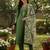 Women floral regular thread work kurta with trousers & with dupatta