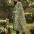 Women floral regular thread work kurta with trousers & with dupatta