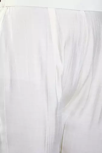 Women floral embroidered regular thread work kurta with trousers & dupatta