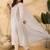Women floral embroidered regular sequinned kurta with trousers & dupatta