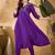 Women solid embroidered a-line kurta with trousers
