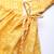 Women yellow ethnic motifs printed panelled pure cotton kurta with trousers & with dupatta