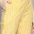 Women yellow ethnic motifs printed panelled pure cotton kurta with trousers & with dupatta