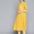 Women yellow ethnic motifs printed panelled pure cotton kurta with trousers & with dupatta