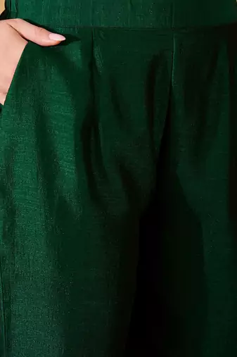 Women ethnic motifs embroidered kurta with trousers & dupatta