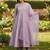 Women ethnic motifs panelled sequinned kurta with trousers & with dupatta