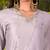 Women ethnic motifs panelled sequinned kurta with trousers & with dupatta