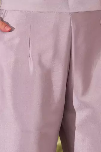 Women ethnic motifs panelled sequinned kurta with trousers & with dupatta
