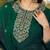 Women ethnic motifs embroidered panelled thread work kurta with trousers & with dupatta