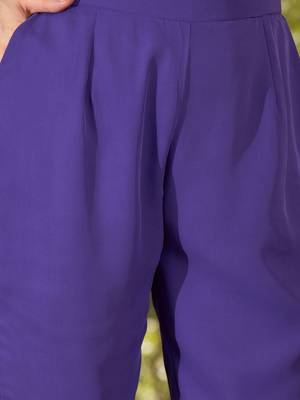 Women ethnic motifs embroidered regular thread work kurta with trousers & with dupatta 3