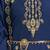 Ethnic motifs embroidered regular sequinned kurta with palazzo & dupatta