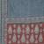 Women navy blue ethnic motifs printed thread work pure cotton top with trousers