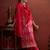 Women embroidered regular sequinned kurta with trousers &  dupatta