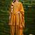 Floral embroidered sequinned anarkali kurta with salwar and dupatta