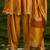 Floral embroidered sequinned anarkali kurta with salwar and dupatta