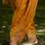 Floral embroidered sequinned anarkali kurta with salwar and dupatta