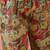 Brown and yellow printed shirt collar tunic with trouser