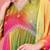 Tie & dye printed cording sequence a line ethnic dress with dupatta
