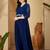 Zari sequence thread embroidered ethnic dress
