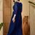 Zari sequence thread embroidered ethnic dress