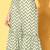 Printed pure cotton a-line kurta with sharara & dupatta set