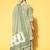 Printed pure cotton a-line kurta with sharara & dupatta set