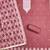 Rose colour muga cotton jamdani pichwai weaving dress material set