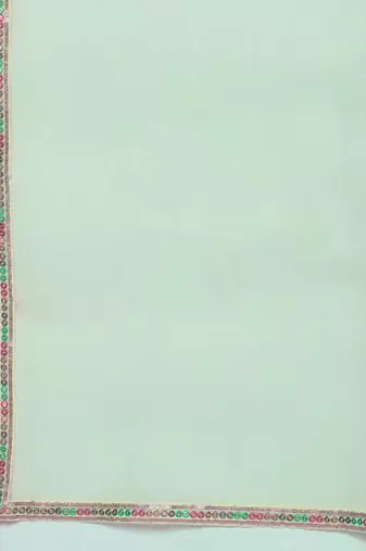 Women sequin embroidered tassel-detail straight kurta & sharara with dupatta