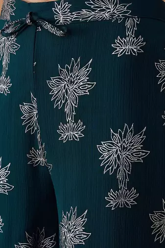 Floral printed a-line kurta & palazzo