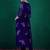 Floral printed embroidered anarkali kurta with trouser