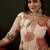 Floral embroidered mirror work kurta with palazzos