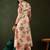 Floral embroidered mirror work kurta with palazzos