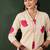 Off white cotton floral printed kurta with pant set